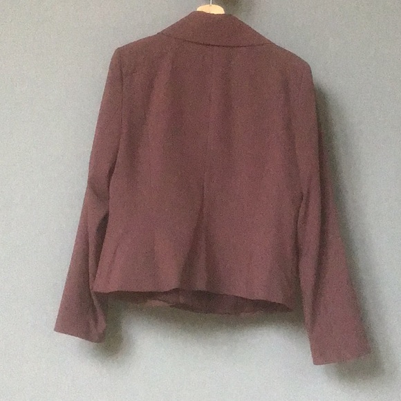 Sandra Angelozzi Femmes Carriere Three-piece suit, mauve/plum color, size 10-12. - Picture 4 of 10